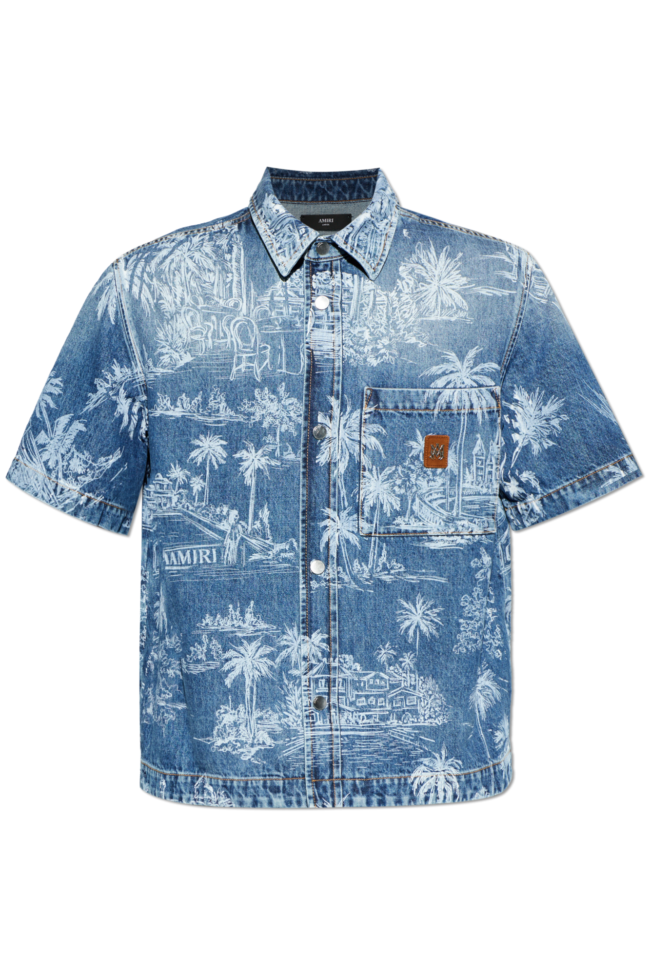 Amiri Denim shirt 'Chateau Palms' | Men's | Vitkac